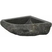 Syfax Lavabo Gris (30-37) x (30-37) x 12 cm Piedra del Río