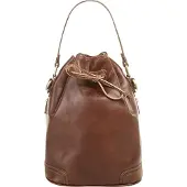 Piké Bolso de hombro marrón