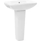 Syfax Lavabo de pie de cerámica blanco 580x470x200 mm