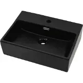 Syfax Lavabo con orificio para grifo cerámica 51,5x38,5x15 cm