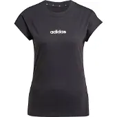 Adidas Camiseta funcional 'Essentials' negro / blanco