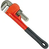 TRIZERATOP Alicate de fontanero Stillson de 490 mm con mango de PVC