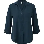 QS Blusa azul cian