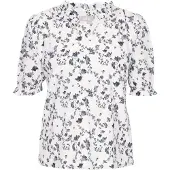 Usha Blusa negro / blanco