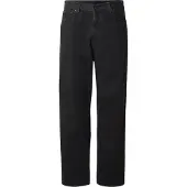 Carhartt WIP - Pantalones - Aaron Pant Denim Black Stone Washed de Algodón - Talla 29 US - Negro