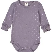 Müsli Pijama entero/body lila / blanco