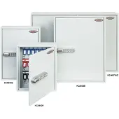 Phoenix Armario para llaves KC0601E - 42 ganchos, gris claro, cerradura electrónica