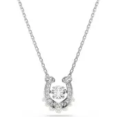 Swarovski Cadena plata / transparente