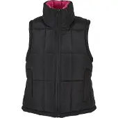 Urban Classics Chaleco rosa / negro