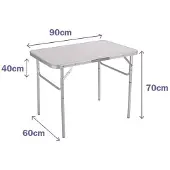 Marbueno Summer Mesa Plegable 10014b 90x60 Cm