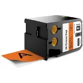 Dymo 1868770 XTL vinilo negro sobre naranja 54 mm (original)