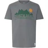 North Bend Camiseta ' NBCash ' gris humo