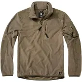 Brandit Jersey 'Troyer Ripstop' oliva / negro