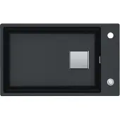Franke , lavabo encimera Kubus 2 KNG 110-62, Fragranit+ negro mate