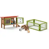 Schleich Figura De Conejera Para Granja