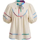 Imily Bela Blusa beige / azul / rosa / rojo