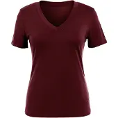 Imily Bela Camiseta borgoña