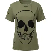 Imily Bela Camiseta verde / negro