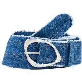 Desigual , Cinturón denim masha popova, Algodon, Azul, 85