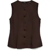 Vero Moda Chaleco 'VMSelma' chocolate