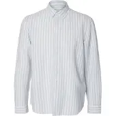 Selected Camisa 'SLHREGCLAY' azul / blanco