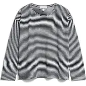 Armedangels - Women's Xianaa Lovely Stripes - Camiseta de manga larga size M, gris