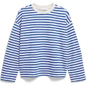 Armedangels Sudadera 'FRANKAA' ecru / azul