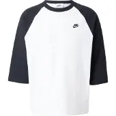 Nike Camiseta 'CLUB' negro / blanco