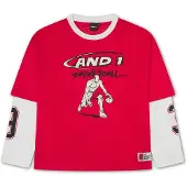 AND1 Camiseta rojo / negro / blanco