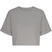 Imily Bela Camiseta gris moteado
