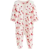 Next Pijama crema / rojo oscuro