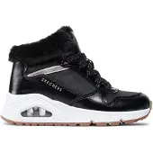 SKECHERS Botas 'Stiefel Mädchen 310518L BKRG Kunststoff (Synthetik) in schwarz' negro