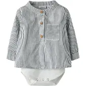 Name it Pijama entero/body 'NBMFar' negro / blanco