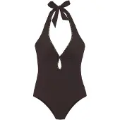 LASCANA Traje de baño chocolate / capuchino / negro