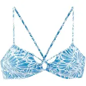 Venice beach Top de bikini azul claro / blanco