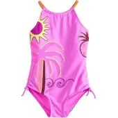 Next Traje de baño azul cian / amarillo / orquidea / rosa