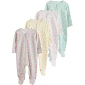 Next Pijama amarillo pastel / menta / rosa pastel / blanco