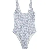 Next Traje de baño azul claro / blanco
