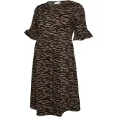 Mamalicious Vestido 'MLMARIA' brocado / negro