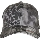Flexfit Gorra 'Kryptek' antracita / gris claro / gris oscuro