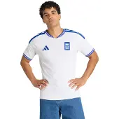 Adidas adidasCamiseta primera equipación Grecia 26 XS White Hombre