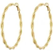 Cala Rose Pendientes 'TWIST HALO' oro