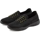LASCANA Zapatillas sin cordones amarillo / negro