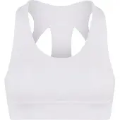 Urban Classics Sujetador deportivo blanco