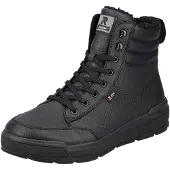 Rieker Botas con cordones negro