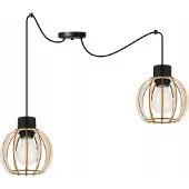 Light11 HOME Lámpara de techo LED moderna de madera