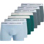 Jack & Jones Calzoncillo boxer 'JACDean' azul claro / gris basalto / esmeralda