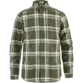Fjällräven - Övik Lite Flannel Shirt - Camisa size L, oliva