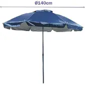 Marbueno Summer Sombrilla de verano Marbueno, modelo 10473ao, 200 cm, para la playa. Talla única