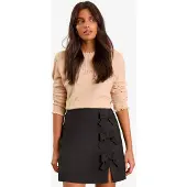 Love & roses Falda negro
